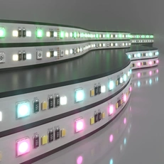 Фото товара Светодиодная лента Лента светодиодная 24V 16W 90Led 5050+2835+2835 IP20 MIX RGB/теплый белый/холодный белый, 5м