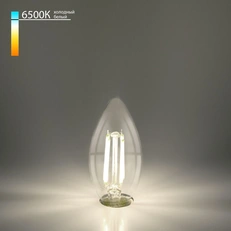Фото товара Филаментная светодиодная лампа Свеча 9W 6500K E14 (CW35 прозрачный) BLE1440