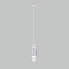 Изображение Подвесной светодиодный светильник 50204/1 LED белый/матовое серебро