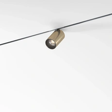 Фото товара Mini Magnetic Трековый поворотный светильник 5W 3000K латунь/черный 85202/01