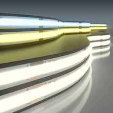 Фото товара Лента светодиодная 576Led 13W IP20 MIX 3300/6500 теплый белый/холодный белый COB 24V 576Led 13W IP20