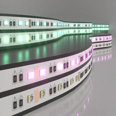 Фото товара Светодиодная лента Лента светодиодная 24V 24W 60Led 5050 IP20 MIX RGB/холодный белый, 5м