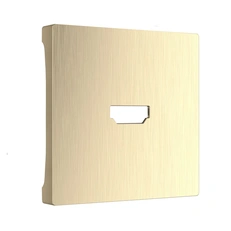 Изображение W1196010/ Накладка для розетки HDMI (шампань рифленый) W1196010