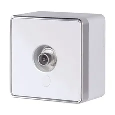 Изображение ТВ-розетка оконечная Gallant (белая) W5083001