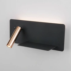 Изображение Настенный светодиодный светильник Fant R LED чёрный/золото MRL LED 1113