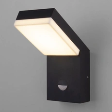 Фото товара Уличный настенный светильник Sensor с датчиком движения 1541 TECHNO LED черный