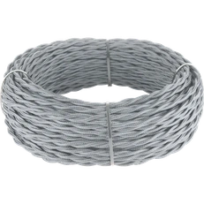 Изображение Ретро кабель витой 2х1,5 серый W6452515