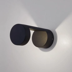 Фото товара Уличный настенный светодиодный светильник Nimbus IP54 1540 TECHNO LED черный