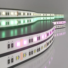Фото товара Светодиодная лента Лента светодиодная 24V 24W 60Led 5050 IP20 MIX RGB/теплый белый, 5м