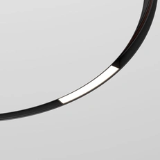 Фото товара Slim Magnetic Трековый светильник для радиусного шинопровода 8W 4200K Planar чёрный Ø 800мм 85179/01