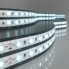 Фото товара Светодиодная лента Лента светодиодная 24V 14,4W 60Led 5050 IP65 холодный белый, 5м