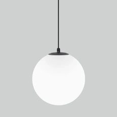 Фото товара Светильник садово-парковый со стеклянным плафоном Sfera H 35158/U черный