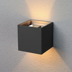 Изображение Уличный настенный светодиодный светильник Winner IP54 1548 Techno LED черный