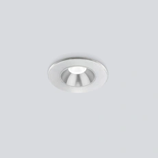 Фото товара Встраиваемый точечный светодиодный светильник 25025/LED 3W 4200K SL серебро