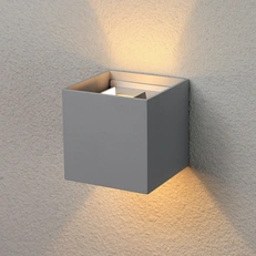 Изображение Уличный настенный светодиодный светильник Winner IP54 1548 Techno LED серый